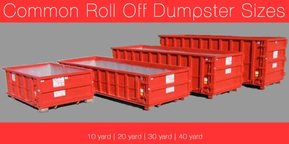 Dumpster sizes for Concord